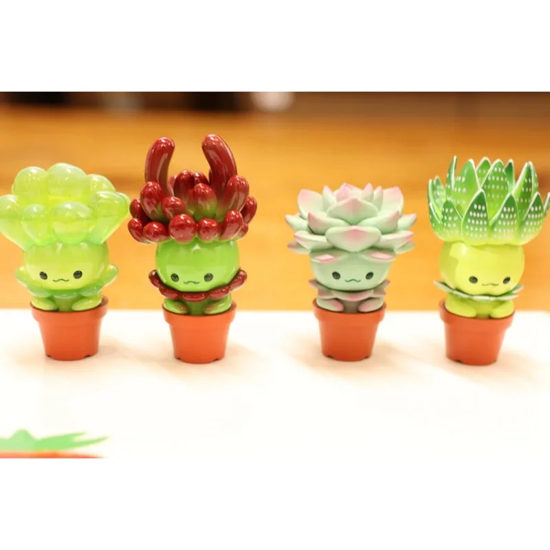 Original QUALIA Kawaii Gashapo - đánh giá và giá Cactus Mix Pot