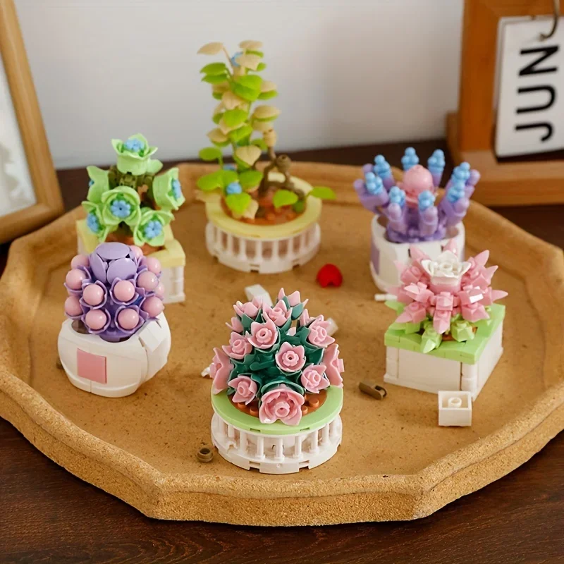 Block City DIY Potted Plants S - đánh giá và giá Cactus Mix Pot